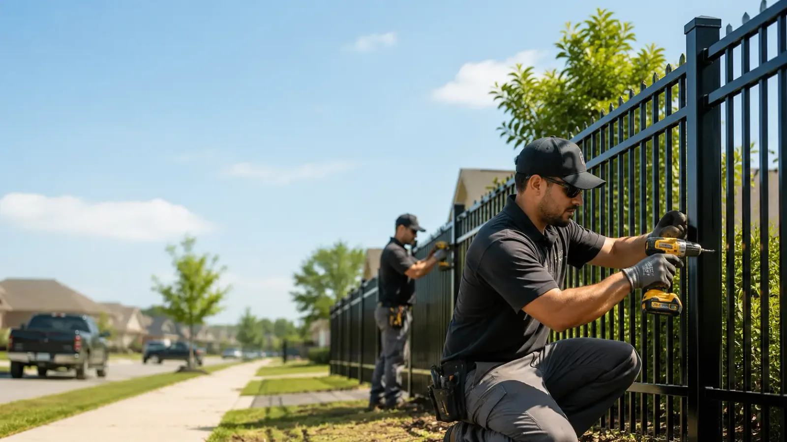 Metal Fence Installation in Columbus, KY